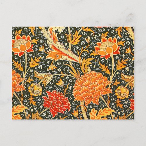 William Morris Cray Wallpaper Pattern Postcard