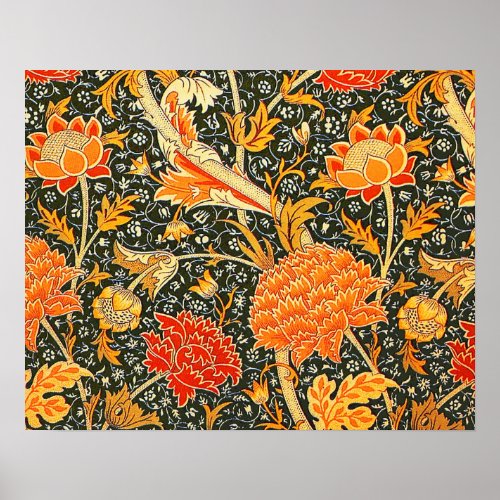 William Morris Cray Wallpaper Pattern Poster