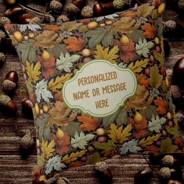 William Morris Customized Autumn Garden Outdoor Pillow (Creator Uploaded)