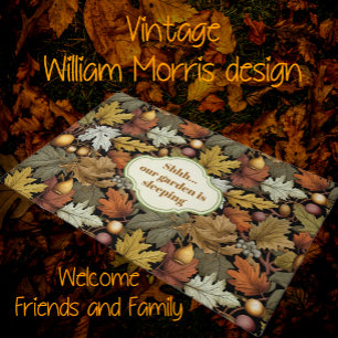 William Morris Customized Autumn Leaves Doormat