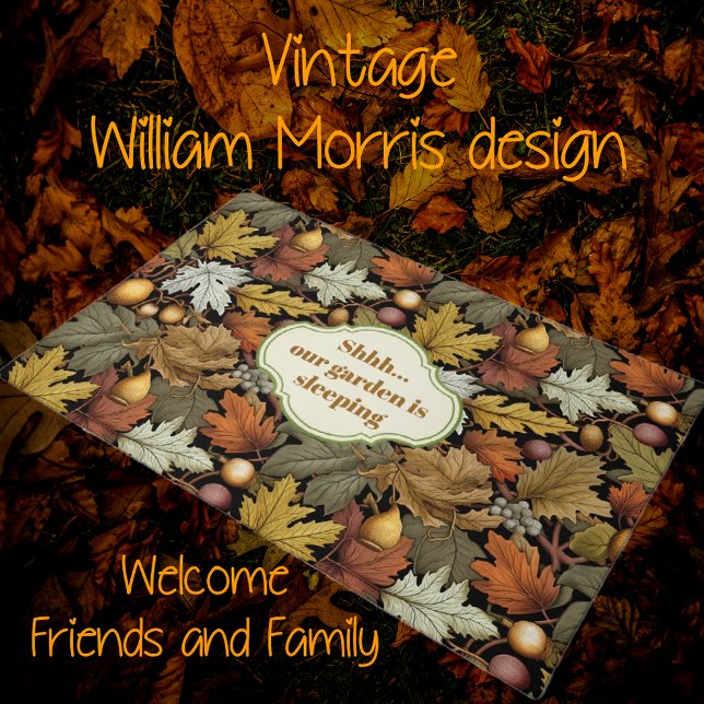 William Morris Customized Autumn Leaves  Doormat (Creator Uploaded)