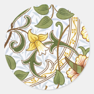 William Morris Daffodil Chintz Pattern Stickers