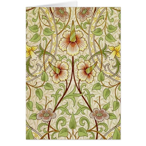 William Morris Daffodil Classic Flower Wallpaper