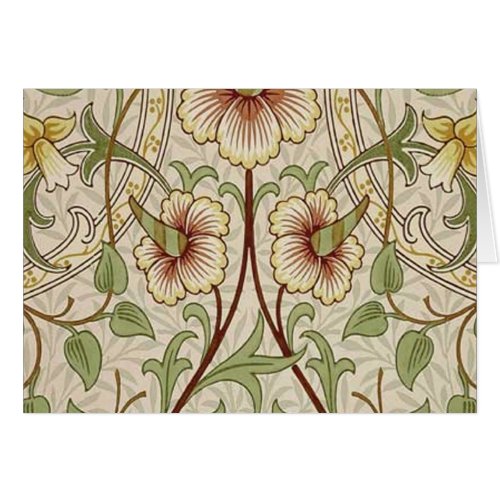 William Morris Daffodil Classic Flower Wallpaper