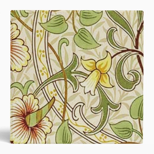 William Morris Daffodil Classic Flower Wallpaper Binder