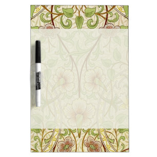 William Morris Daffodil Classic Flower Wallpaper Dry-Erase Board