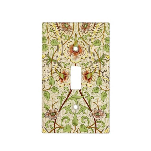 William Morris Daffodil Classic Flower Wallpaper Light Switch Cover