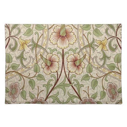 William Morris Daffodil Classic Flower Wallpaper Placemat