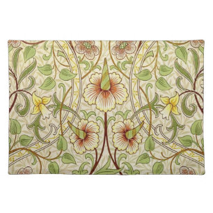 William Morris Daffodil Classic Flower Wallpaper Placemat