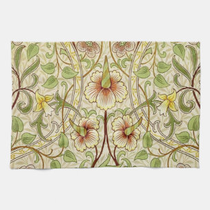William Morris Daffodil Classic Flower Wallpaper Towel