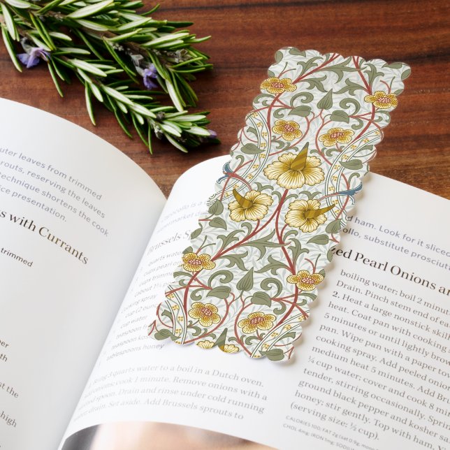 William Morris Daffodil Floral Pattern Bookmarks (Book)