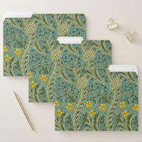 William Morris Daffodil Floral Pattern Classic