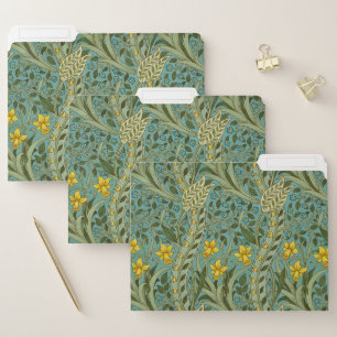 William Morris Daffodil Floral Pattern Classic File Folder