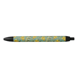 William Morris Daffodil Floral Pattern Classic Pen