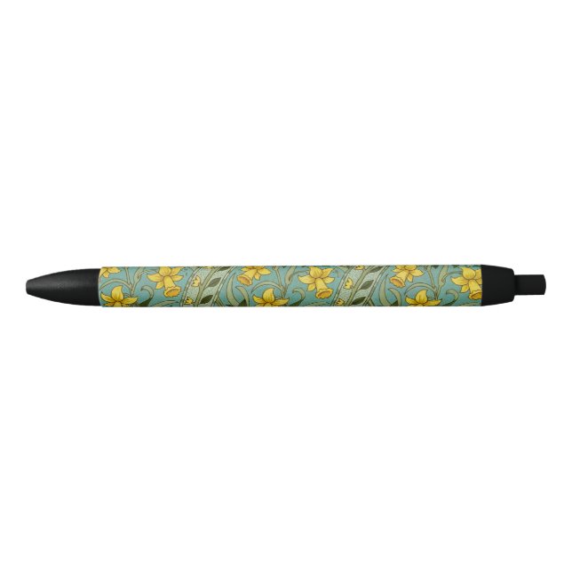 William Morris Daffodil Floral Pattern Classic Pen (Front)
