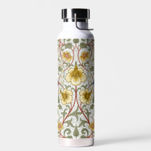William Morris Daffodil Floral Pattern Water Bottle