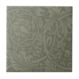 William Morris Daffodil Floral Wallpaper Ceramic Tile
