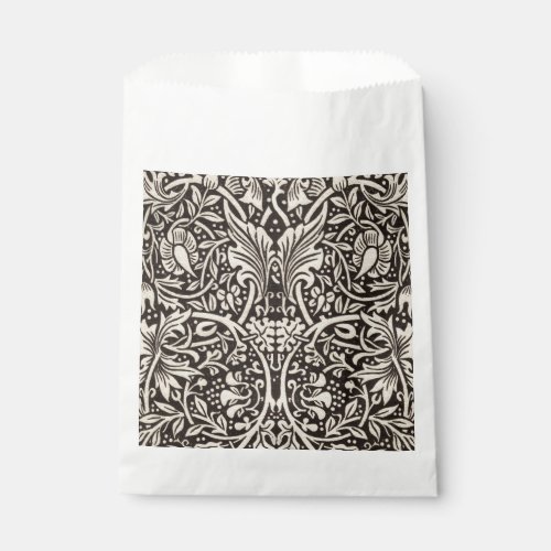 William Morris Daffodil Floral Wallpaper Favor Bag