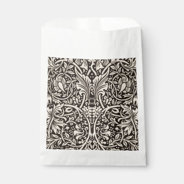 William Morris Daffodil Floral Wallpaper Favor Bag (Front)