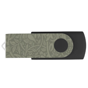 William Morris Daffodil Floral Wallpaper Flash Drive