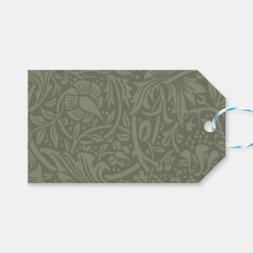 William Morris Daffodil Floral Wallpaper Gift Tags