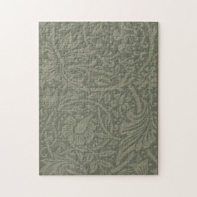 William Morris Daffodil Floral Wallpaper Jigsaw Puzzle (Vertical)