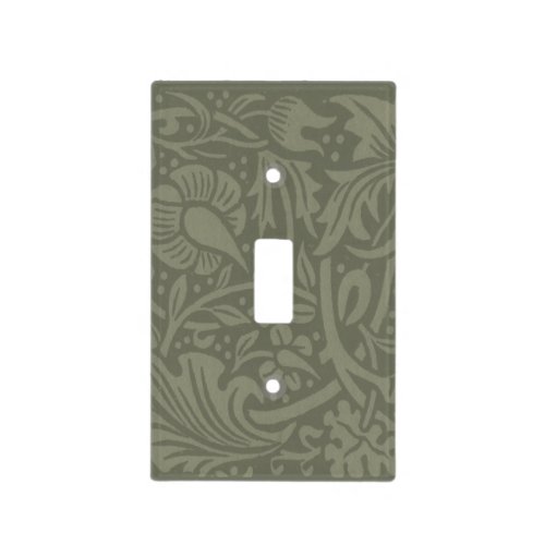 William Morris Daffodil Floral Wallpaper Light Switch Cover