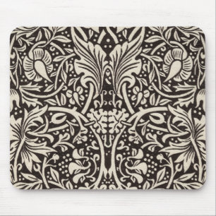 William Morris Daffodil Floral Wallpaper Mouse Pad