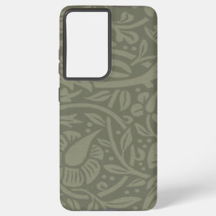 William Morris Daffodil Floral Wallpaper Samsung Galaxy S21 Ultra Case