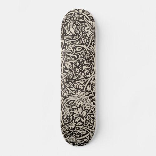 William Morris Daffodil Floral Wallpaper Skateboard