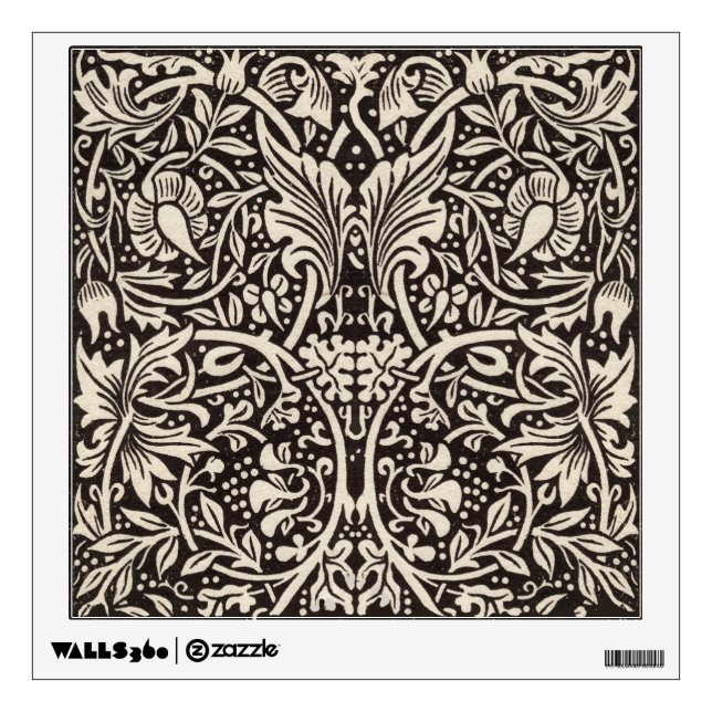 William Morris Daffodil Floral Wallpaper Wall Decal (Front)