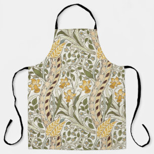 William Morris Daffodil Garden Flower Classic Bota Apron