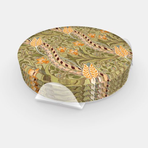 William Morris Daffodil Garden Flower Classic Bota Coaster Set