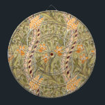 William Morris Daffodil Garden Flower Classic Bota Dart Board<br><div class="desc">This yellow and green botanical flower design is based on the classic William Morris daffodil design and was created in 1891 by Morris & Co. The ornate flower design features daffodils and small flowers,  in yellow and spring green,  a gorgeous botanical pattern for an elegant décor touch.</div>