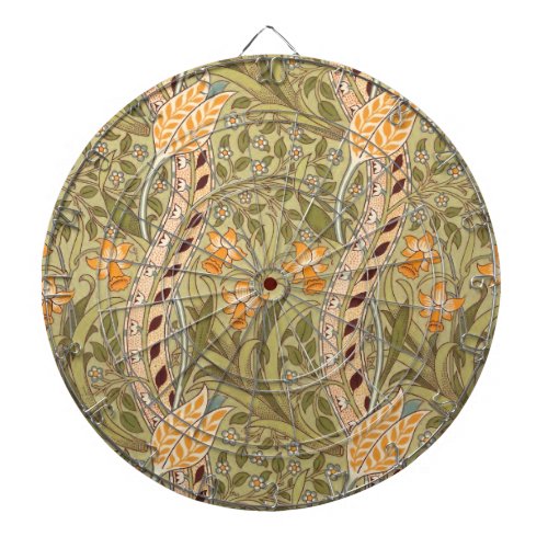 William Morris Daffodil Garden Flower Classic Bota Dart Board