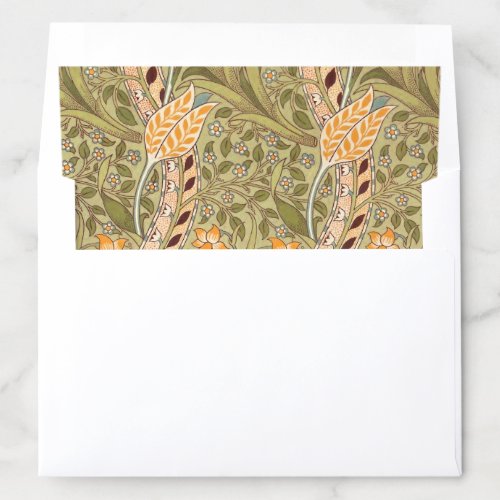 William Morris Daffodil Garden Flower Classic Bota Envelope Liner