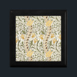 William Morris Daffodil Garden Flower Classic Bota Gift Box<br><div class="desc">This yellow and green botanical flower design is based on the classic William Morris daffodil design and was created in 1891 by Morris & Co. The ornate flower design features daffodils and small flowers, and is a gorgeous botanical pattern for an elegant décor touch.</div>