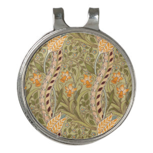 William Morris Daffodil Garden Flower Classic Bota Golf Hat Clip