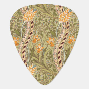 William Morris Daffodil Garden Flower Classic Bota Guitar Pick