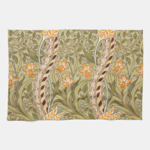William Morris Daffodil Garden Flower Classic Bota Kitchen Towel