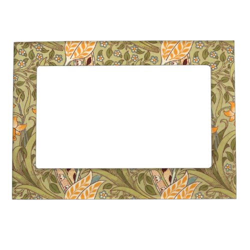 William Morris Daffodil Garden Flower Classic Bota Magnetic Frame