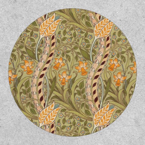 William Morris Daffodil Garden Flower Classic Bota Patch