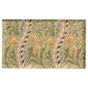 William Morris Daffodil Garden Flower Classic Bota Place Card Holder