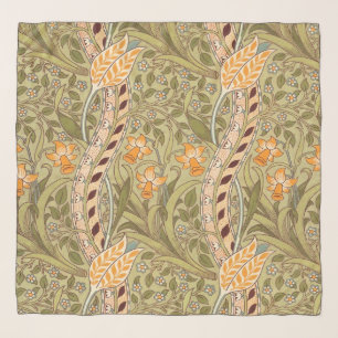 William Morris Daffodil Garden Flower Classic Bota Scarf