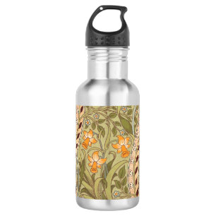 William Morris Daffodil Garden Flower Classic Bota Stainless Steel Water Bottle