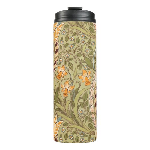 William Morris Daffodil Garden Flower Classic Bota Thermal Tumbler