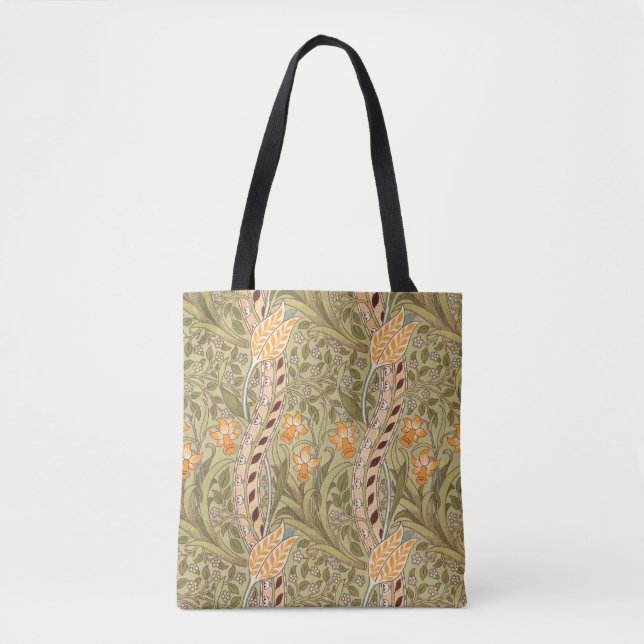 William Morris Daffodil Garden Flower Classic Bota Tote Bag (Front)