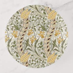 William Morris Daffodil Garden Flower Classic Bota Trinket Tray