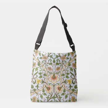 William Morris Daffodil Pattern Arts And Crafts Crossbody Bag by Bramblewood at Zazzle