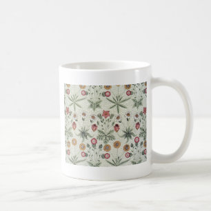 William Morris Daisy Floral Wallpaper Pattern Coffee Mug